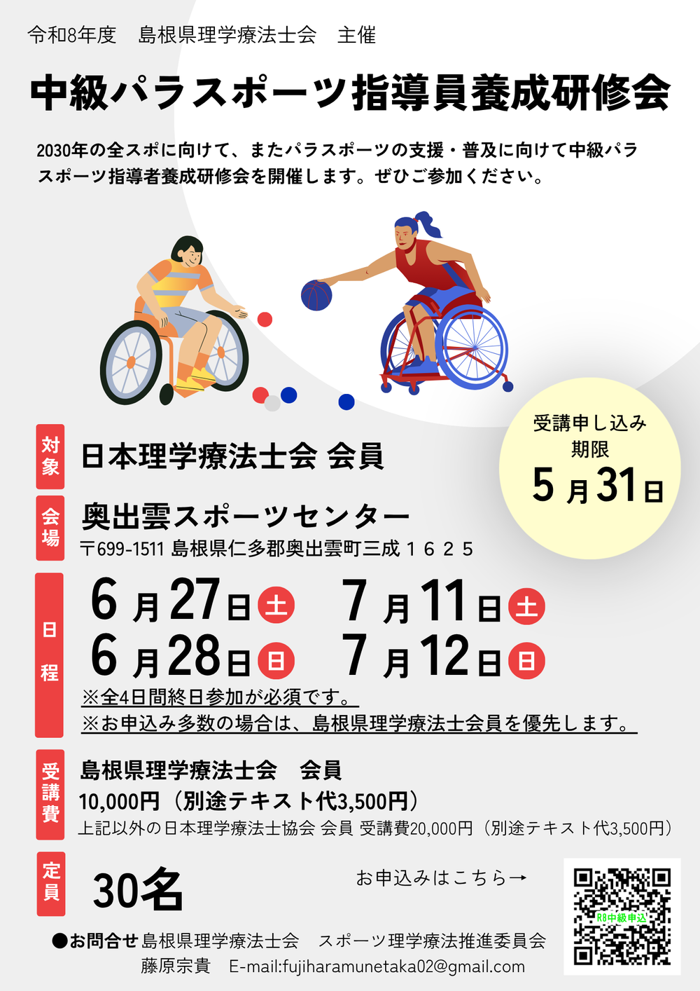 中級パラスポ養成研修会